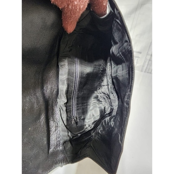 Authentic Burberry Vintage Haymarket Check Canvas Envelope Clutch Bag Black/Beig - Picture 11 of 13